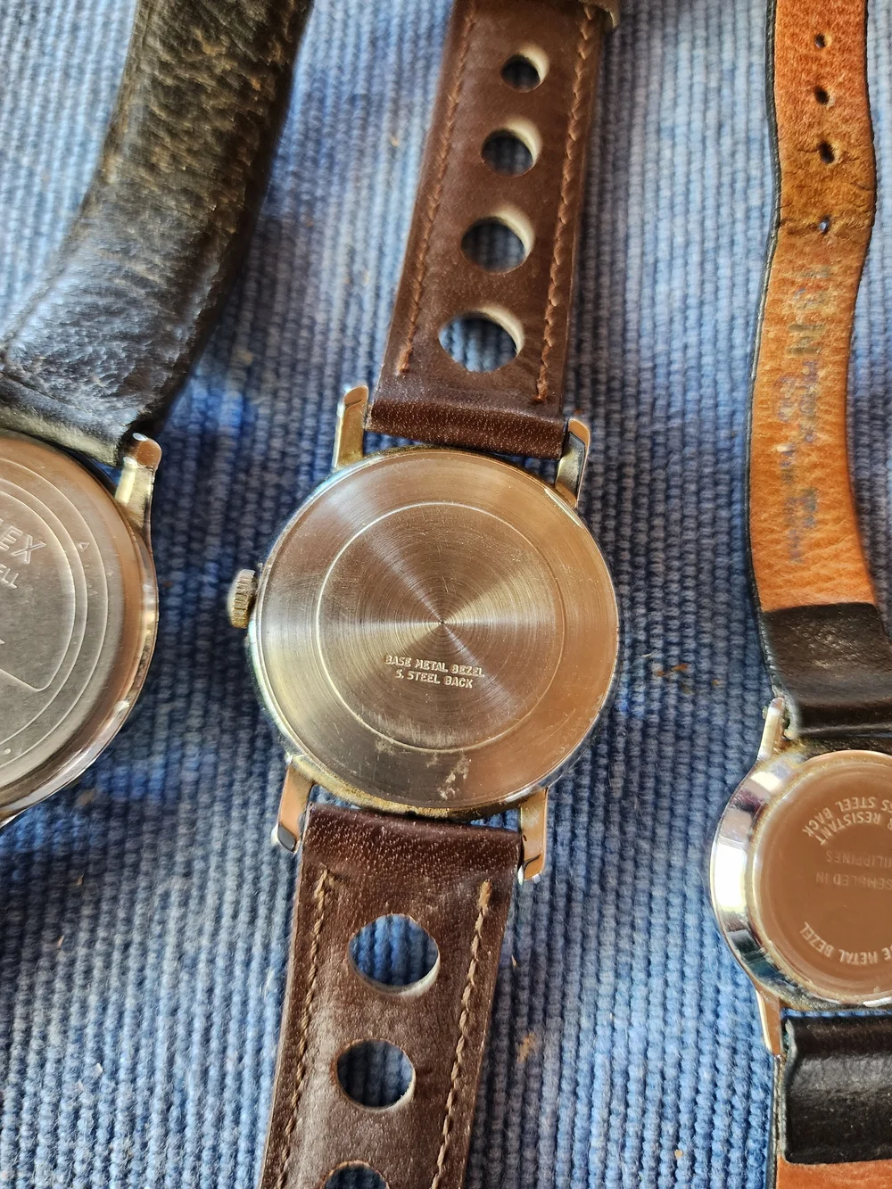 3 Vintage Timex Watches
